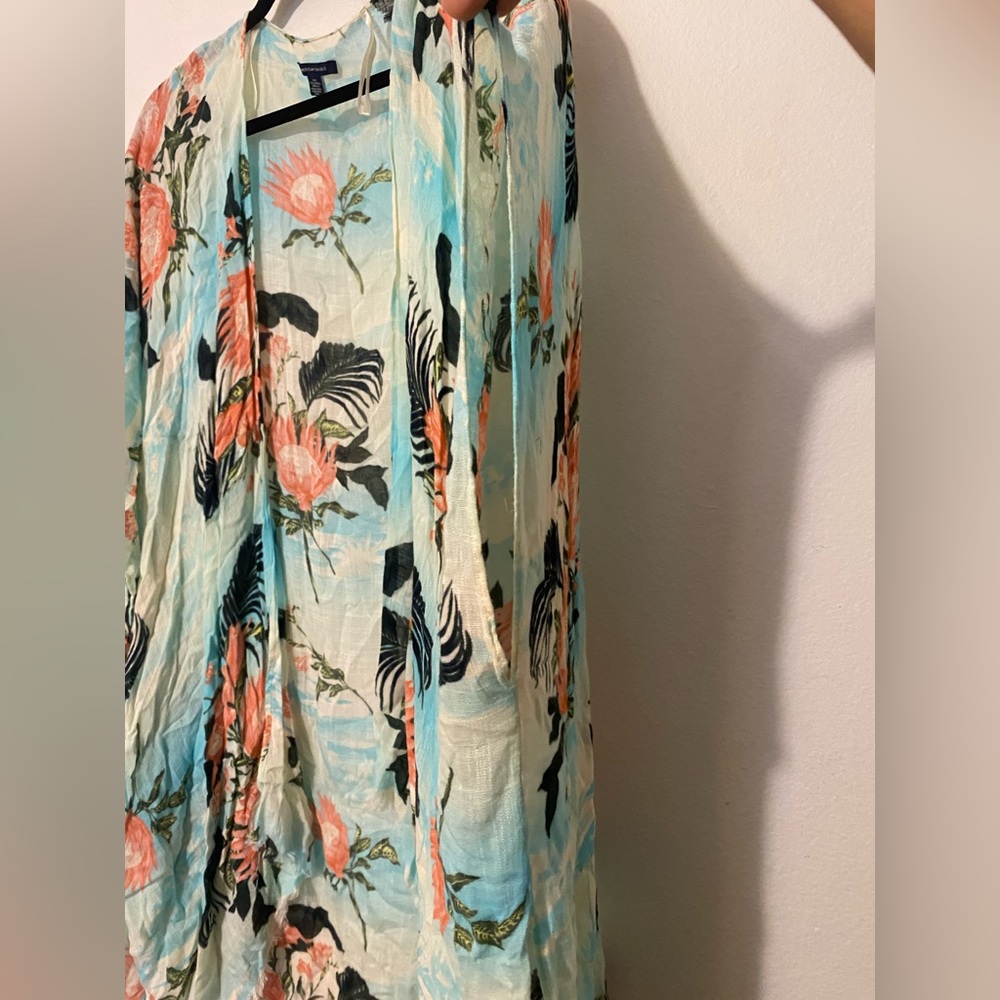 American Eagle Tropical Print Swim Coverup - Picture 3 of 8
